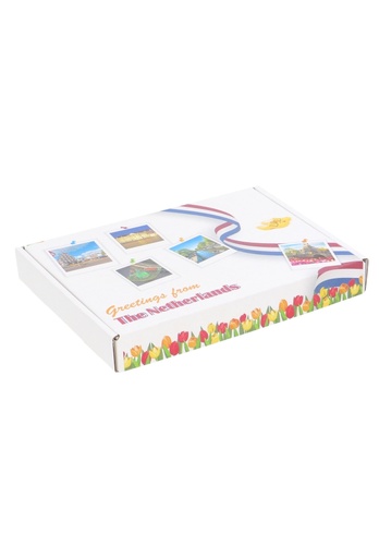 [1920011] Brievenbusdoos Greetings The Netherlands A5 22x16x2.8cm 10stuks