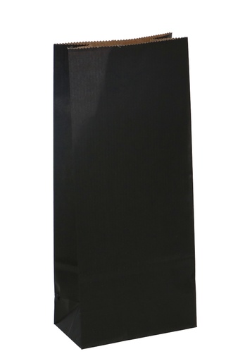 [K1240247] Blokbodemzakjes Zwart 9x5x20.5cm 250ml 80grams 100stuks