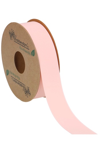 [K1300293] Geschenklint Satijn Dubbel Recycled Pet Pink 25mm x 20 meter