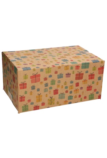 [1910066-KRAFT] Geschenkdozen Kadootjes 31x20x14cm 30stuks