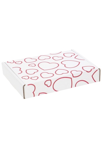 [1920033] Brievenbusdoos Hartjes A6 16x11.5x2.8cm 10stuks