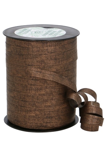 [K1010014] Krullint Eco Goud Zwart 100 Procent Gerecycled 10mm x 250 meter