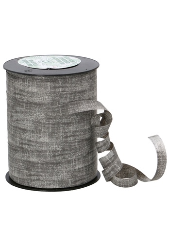 [K1010015] Krullint Eco Grijs Wit 100 Procent Gerecycled 10mm x 250 meter