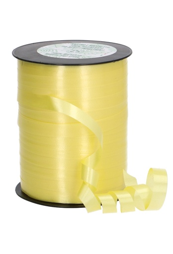 [K1010024] Krullint Eco Licht Geel 100 Procent Gerecycled 10mm x 250 meter
