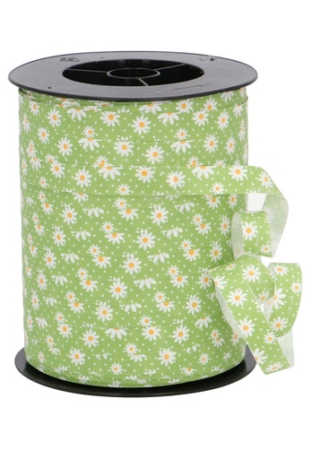 [K1010409] Krullint Eco Flower Groen 100Procent Gerecycled 10mm x 250meter