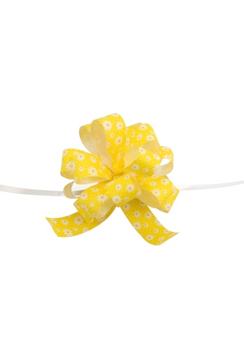 [K1420305] Trek Strikken Eco Flower Geel 100Procent Gerecycled 95mm 19mm 30stuks