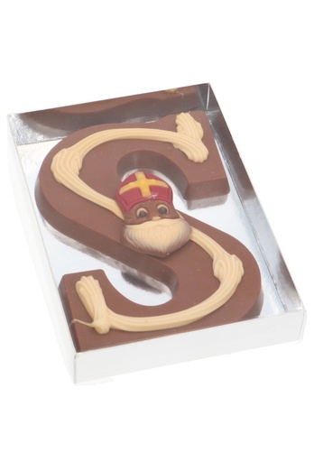 [K1360695-CHOC] Chocoladeletterdozen Venster Zilver Fun & Food 18x12,5x2,7cm 20stuks