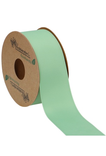 [K1300299] Geschenklint Satijn Dubbel Recycled Pet Sage 40mm x 20 meter