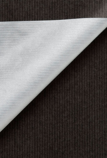 [1310013-50] Geschenkpapier Kraft Dubbelzijdig Black & Silver 50cm x 200meter