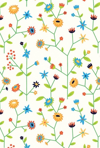 [1310021-30] Geschenkpapier Graspapier Eco Flowers 30cm x 200meter