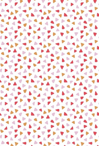 [1310052-50] Geschenkpapier Coated Triangles pink 50cm x 200meter
