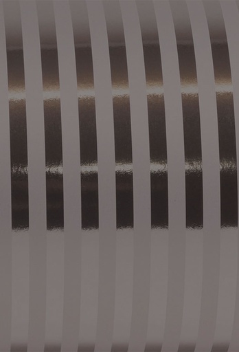 [1310061-50] Geschenkpapier Metallised Stripes black 50cm x 100meter