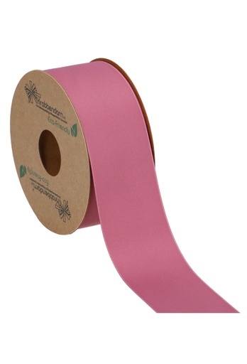 [K1300279] Geschenklint Satijn Dubbel Recycled Pet Oud Roze 40mm x 20 meter