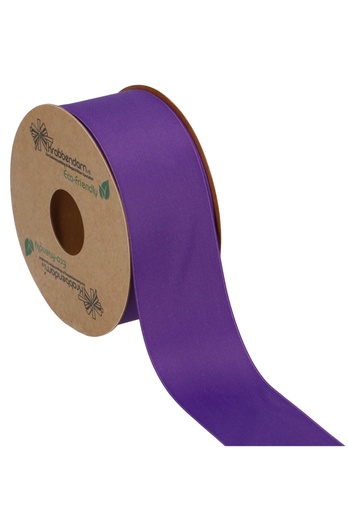[K1300282] Geschenklint Satijn Dubbel Recycled Pet Paars 40mm x 20 meter