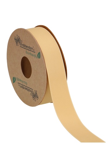 [K1300266] Geschenklint Satijn Dubbel Recycled Pet Goud 25mm x 20 meter