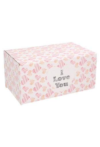 [1910181] Geschenkdozen I Love You 31x20x14cm 30stuks