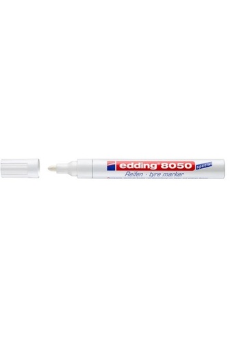 [K1030064] Viltstift edding 8050 Permanent rond 2-4mm wit