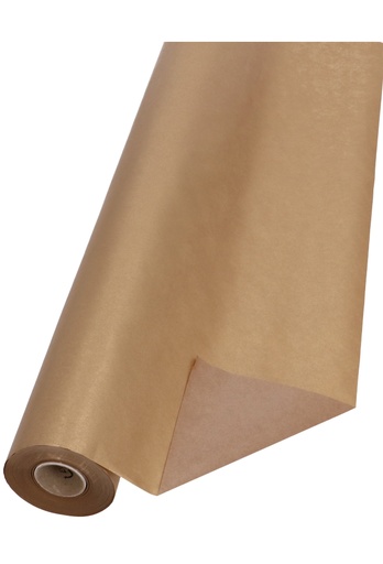 [K1060116] Bio Kraftpapier Bruin Kraft Goud 70cm x 50meter 65gram