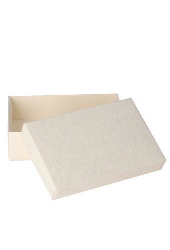 [K1270055-RANK] Luxe Kadodoosje & Deksel Bruno CREME Rank 13x9x3.5cm 310gr 10stuks