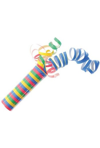 [K178025] Confetti op rol Gekleurd 18rolletjes totaal 4meter