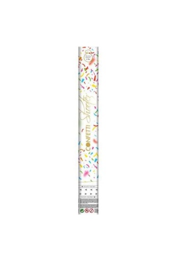 [K178028] Confetti Shooter Multi Colours  40cm schiet 4 meter hoog