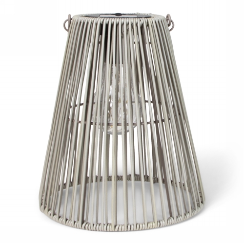 [1681542] Jens Living Solar Lantaarn Grijs 18x18x21cm 1stuks