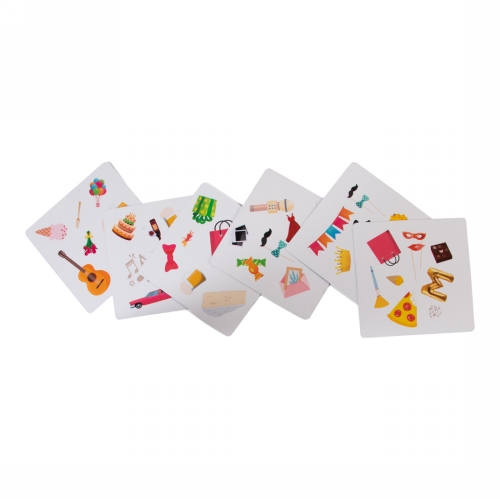 [1681586] Jens Living Find It Spel Party 10x10x2.6cm 1stuks