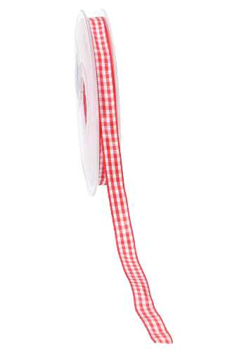 [K1380007] Cadeaulinten Ruit Rood 10mm x 20 meter