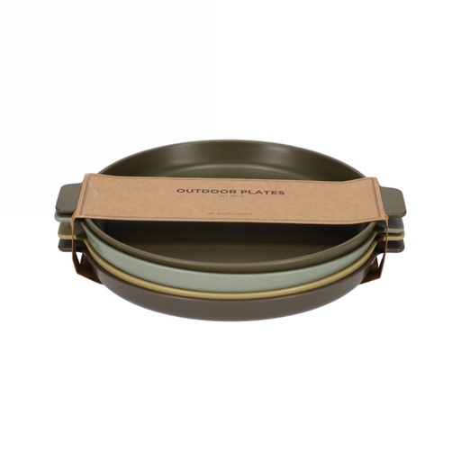 [1681679] Norlander Outdoor Borden set van 4stuks 23x20x2.2cm 1stuks