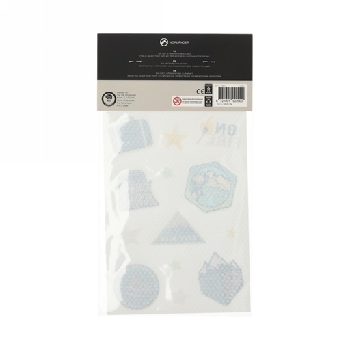 [1681697] Norlander Reflecterende Stickers Outdoor 14.5x21x0.2cm 1stuks