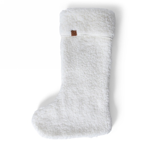 [1681714] JENS Living Teddy Kerstsok Wit 1stuks