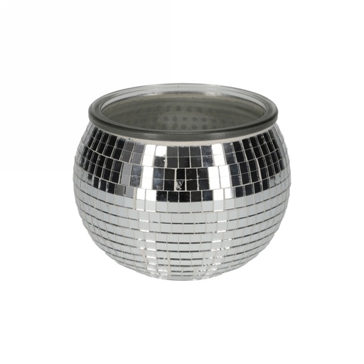 [1681763] Jens Living Theelichthouder Disco 10x10x7.7cm 1stuks