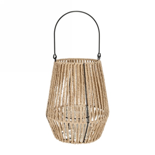 [1681775] Jens Living Lantaarn Jacky Naturel Large 16.5x23x28cm 1stuks