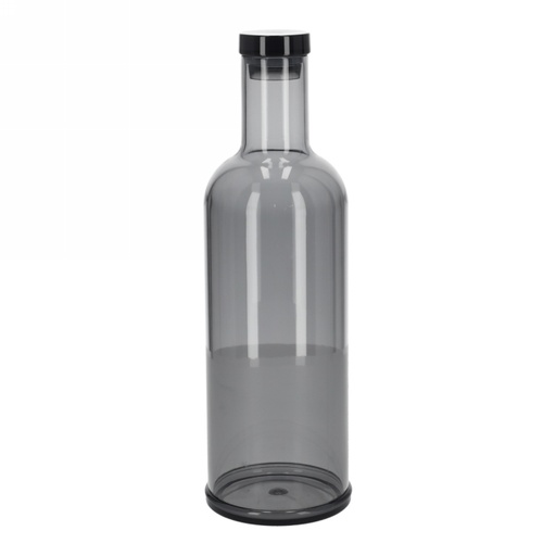 [1681881] Jens Living Acryl Fles Smoke 8.6x8.6x28.7cm 1stuks