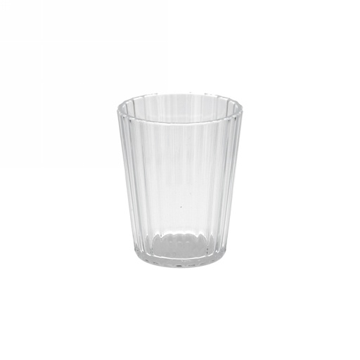 [1681884] Jens Living Acryl Tumbler Ribbel 9x9x11cm 1stuks