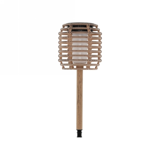 [1681944] Jens Living Solar Tuinfakkel Taupe 10.5x10.5x36.5cm 1stuks