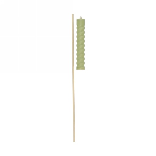 [1681947] Jens Living Twisted Solar Tuinkaars Groen 3.8x3.8x79cm 1stuks