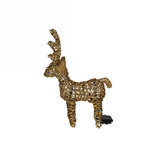 [1681967] Jens Living Led Rendier Goud Small 30x11x45cm 1stuks