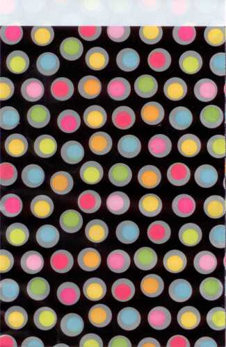 [K1070672] Kadozakjes Black Colour Dots 17x25cm 200stuks