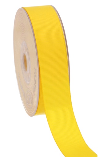 [K1300111] Satijnlint Luxe 25mm x 20 meter Geel Geschenklinten