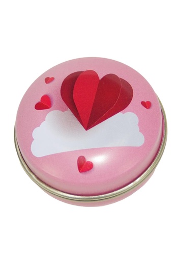 [1630497] Blikken Hartjes doorsnee  4.2x1.86cm 54stuks