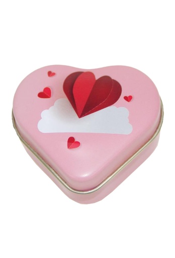 [1630498] Blikken Hartjes 4.8x4.2x2.2cm 96stuks