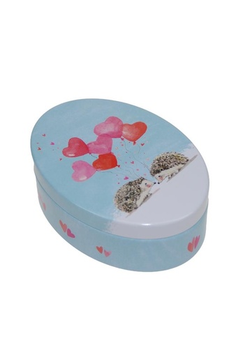 [1630509] Blikken Hartjes Hartjes Ballonen 10x7x3.7cm 24stuks