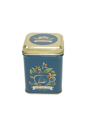 [1630525] Blikken Tea Time 6x6x8cm 24stuks