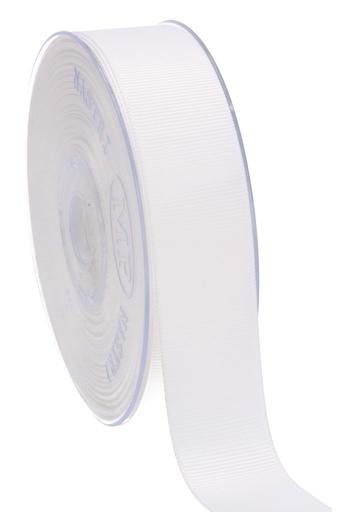 [K1300116] Satijnlint Luxe 25mm x 20 meter Wit Geschenklinten