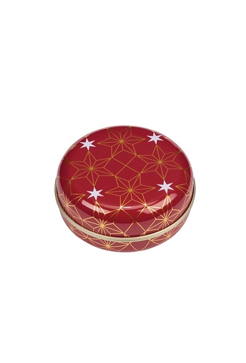 [1630565] Blikken Stars Red Doorsnee 7.6cm 3cm 36stuks