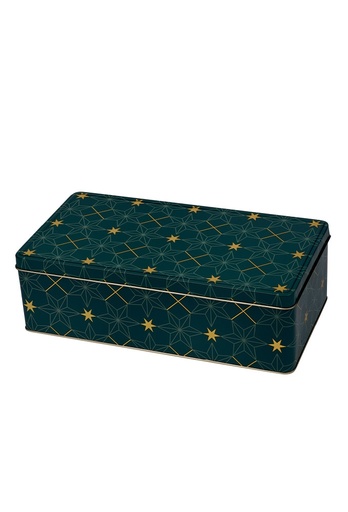 [1630566] Blikken Starss Groen 26x14x8cm 6stuks