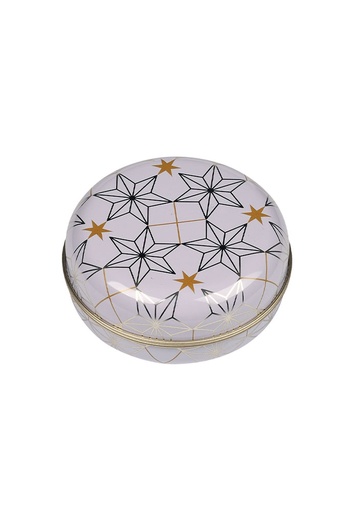 [1630578] Blikken Stars White Doorsnee 7.6cm x 3cm 36stuks