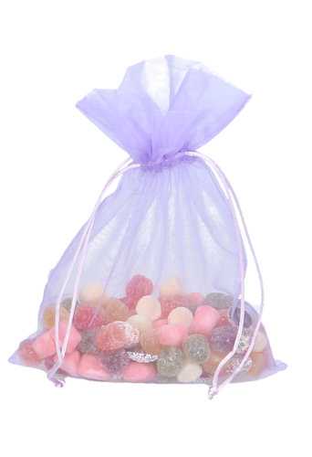 [K1070108] Organza zakjes Lavendel Groot 17x24cm 10stuks