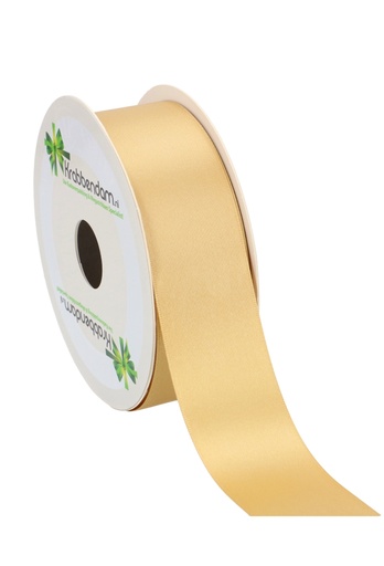[K1300068] Satijn Dubbel Lint 40mm x 25 meter Goud